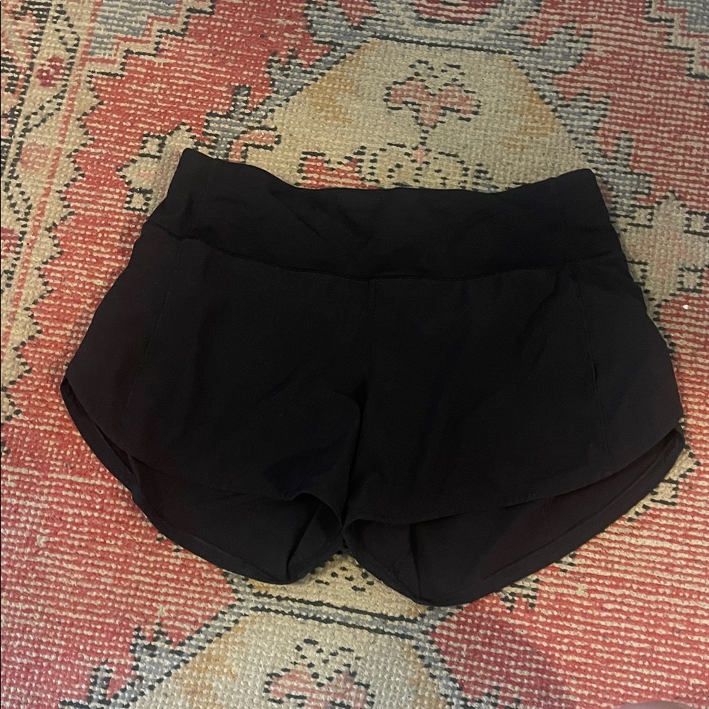 Lululemon Athletica Black Athletic Shorts